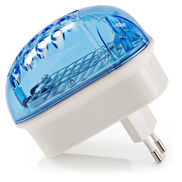 Kompakter Steckdosen Insektenvernichter mit UV-A Licht (bis 20m²): Mücken & Fliegen effektiv & sicher loswerden | Geruchlos, giftfrei & ideal für Schlafzimmer, Küche & kleine Räume