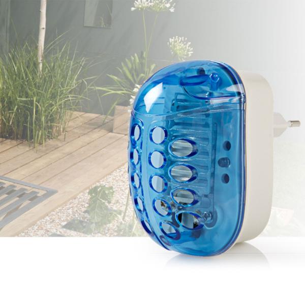 Kompakter Steckdosen Insektenvernichter mit UV-A Licht (bis 20m²): Mücken & Fliegen effektiv & sicher loswerden | Geruchlos, giftfrei & ideal für Schlafzimmer, Küche & kleine Räume