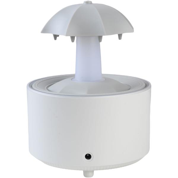 Aroma Diffuser 300ml mit Regenlampe – Schirm Design, 7 Farben LED, Timer & Fernbedienung, Luftbefeuchter zur Aromatherapie & beruhigende Atmosphäre