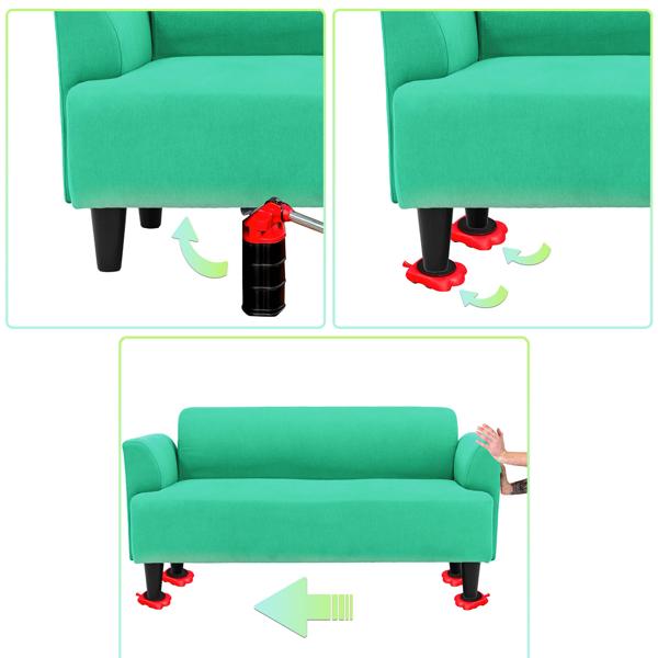 Robuster Möbel Transport Heber und Rollen Set für Umzug, Heimwerken oder Renovierung - Schwerlast-Transportrollen für schwere Möbel