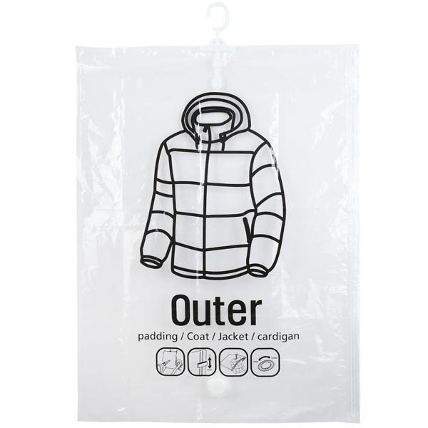 4er-Set Vakuum-Beutel mit Kleiderhaken, 67 x 90 cm: Ein effiziente Kleiderhülle für Bettwäsche & Kleidung - Schützen Sie Ihre Textilien