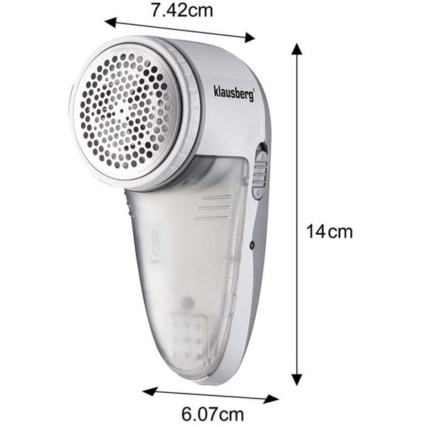 Akku-Fusselentferner mit Auffangbehälter: Effizient, kabellos & schonend, für Kleidung, Möbel & Textilien, wiederaufladbar, leicht zu reinigen