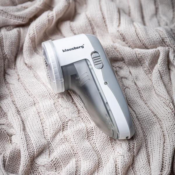 Akku-Fusselentferner mit Auffangbehälter: Effizient, kabellos & schonend, für Kleidung, Möbel & Textilien, wiederaufladbar, leicht zu reinigen