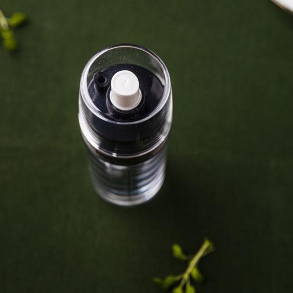 Präzise 2-in-1 Sprühflasche für Öl und Essig 150ml, für Küche & BBQ – Feine Zerstäubung oder gleichmässiges Auftragen, Edelstahl und Glas