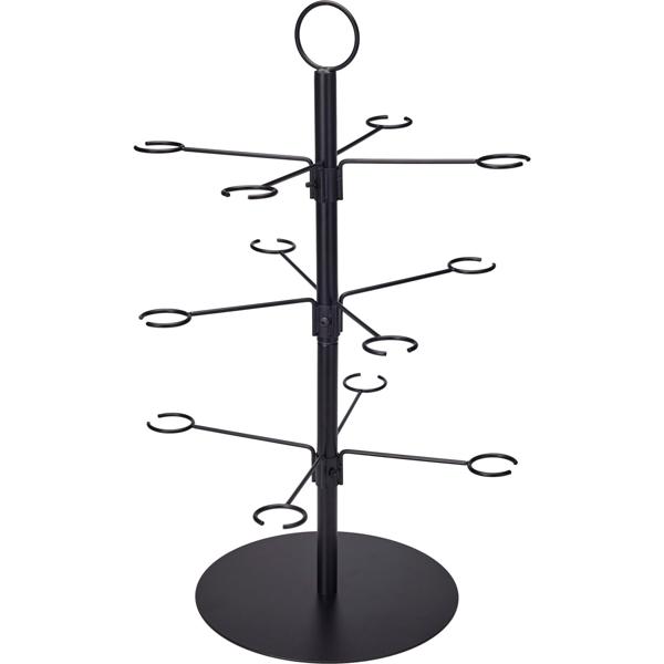 Etagere mit 3 Ebenen für Trinkgläser - Eleganter Gläser-Ständer für Cocktail-, Wein- und Sektgläser. Perfekte Präsentation und platzsparende Aufbewahrung