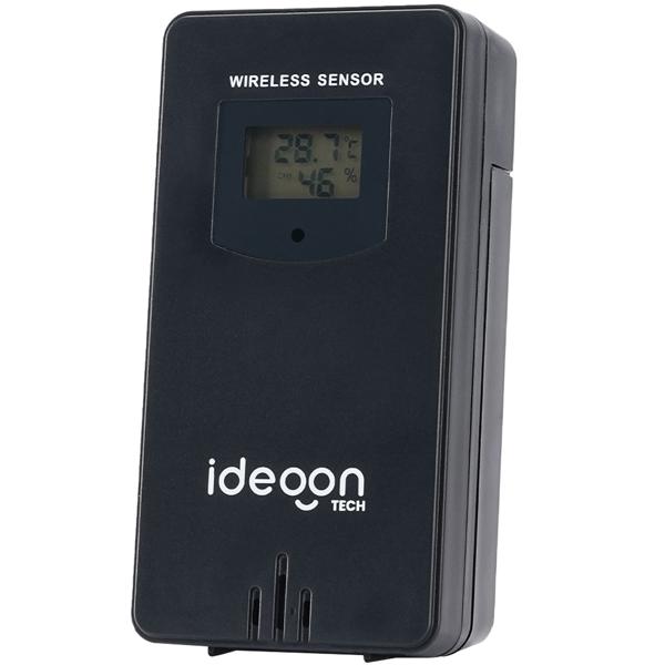 WLAN Funk Wetterstation mit XXL-Farb-Display – 5 Tage Wettertrend, Thermometer/Hygrometer, Feinstaub & UV-Index, Barometer, Tuya App