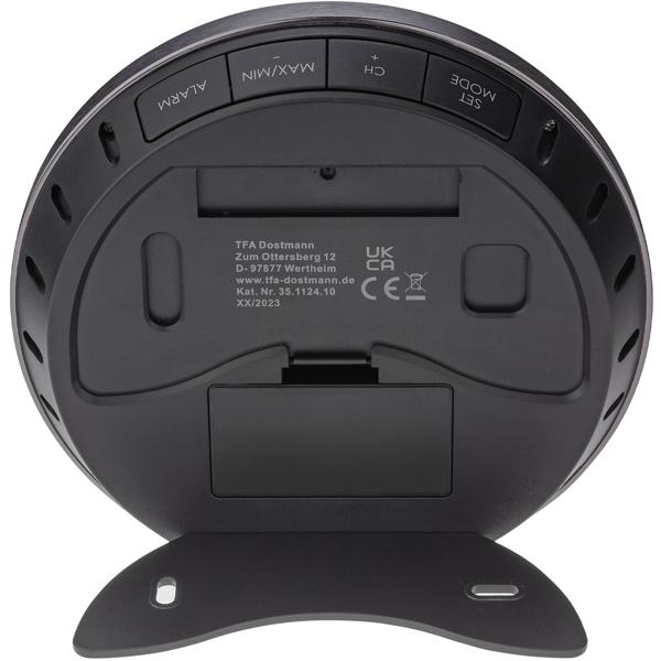 Edle Maritime Funk-Wetterstation - Aluminium - Präzise Wetterdaten & Prognosen, Temperatur, Luftdruck & mehr - modern, robust, zuverlässig