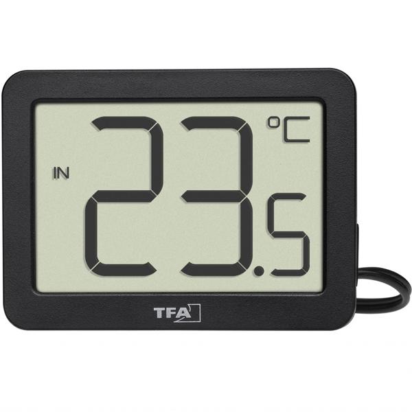 Digitales Innen- & Aussen-Thermometer: Präzise Messung & einfache Bedienung, für Haus, Garten & Büro