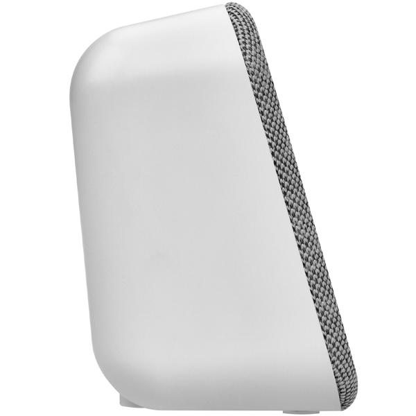 Digitaler Wecker mit Textilbezug: Leuchtziffern, modern & stilvoll, Für Schlafzimmer & Nachttisch, Sanftes Aufwachen, einfache Bedienung & dekorativ