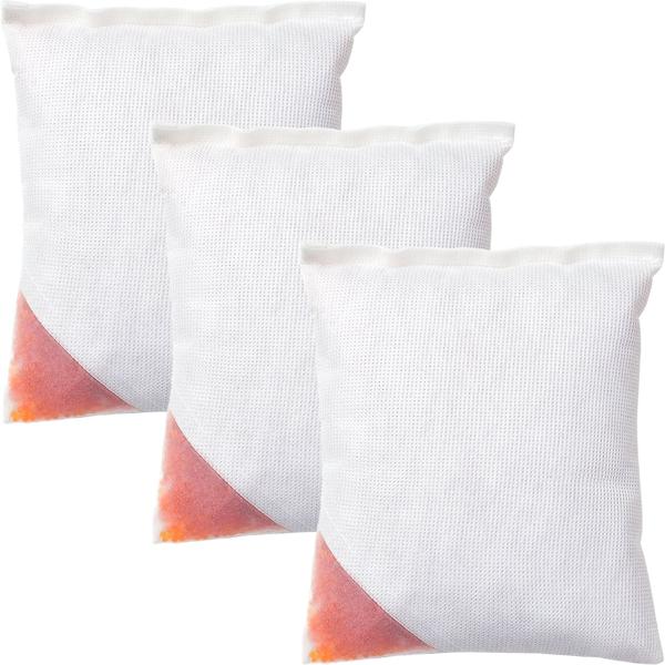 3er-Set Wiederverwendbares Auto-Luftentfeuchter-Kissen, 500 g Granulat für 100ml Wasser, gegen beschlagene Scheiben & Feuchtigkeit im Auto