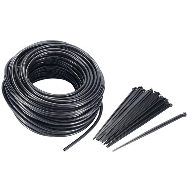 2er-Set 136-tlg Sprinkler Bewässerungs-Set 2x 40m: Zuschneidbar, effizient & wassersparend – Automatische Pflanzenbewasserung fur Garten & Beet