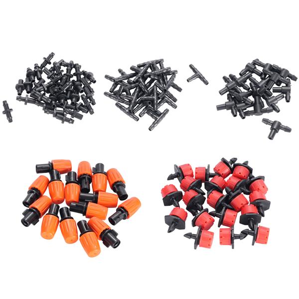 2er-Set 136-tlg Sprinkler Bewässerungs-Set 2x 40m: Zuschneidbar, effizient & wassersparend – Automatische Pflanzenbewasserung fur Garten & Beet