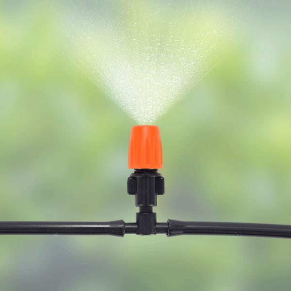 2er-Set 136-tlg Sprinkler Bewässerungs-Set 2x 40m: Zuschneidbar, effizient & wassersparend – Automatische Pflanzenbewasserung fur Garten & Beet