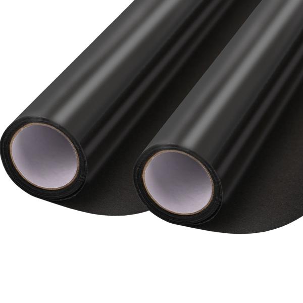 2er-Set Sichtschutzfolie grau-matt, 60 x 200 cm - selbstklebende Fensterfolie mit UV-Schutz - hitzereduzierend & ideal für Fenster, Büro & Wohnräume