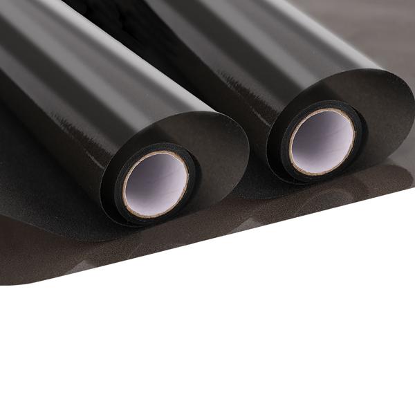 2er-Set Sichtschutzfolie grau-matt, 60 x 200 cm - selbstklebende Fensterfolie mit UV-Schutz - hitzereduzierend & ideal für Fenster, Büro & Wohnräume