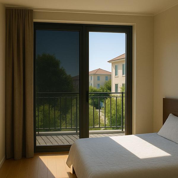 2er-Set Sichtschutzfolie silber-matt, 60 x 200 cm - selbstklebende Spiegelfolie mit UV-Schutz - hitzereduzierend & ideal für Fenster, Büro & Wohnräume