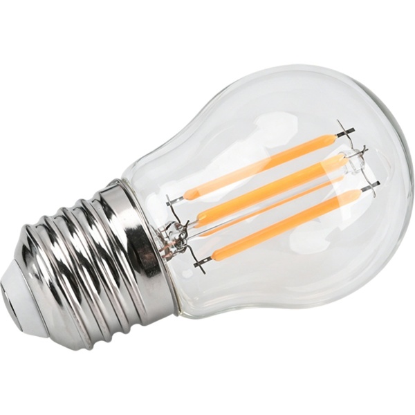 6er-Set LED Filament Lampe G45 E27 4W 400lm Warmweiss 2500K Vintage Glühbirne Retro Glühlampe Dimmbar Warmes Licht Kugelform Edison Tropfenlampe