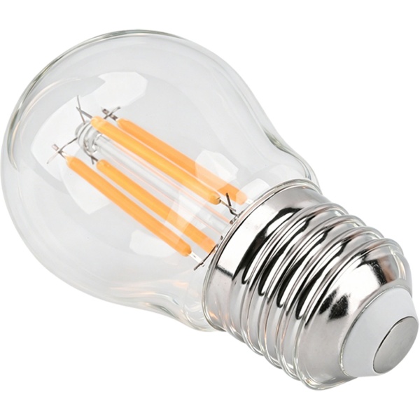 6er-Set LED Filament Lampe G45 E27 4W 400lm Warmweiss 2500K Vintage Glühbirne Retro Glühlampe Dimmbar Warmes Licht Kugelform Edison Tropfenlampe