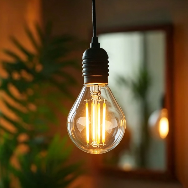 9er-Set LED Filament Lampe G45 E14 4W 400lm Warmweiss 2500K Vintage Glühbirne Retro Glühlampe Dimmbar Warmes Licht Kugelform Edison Tropfenlampe