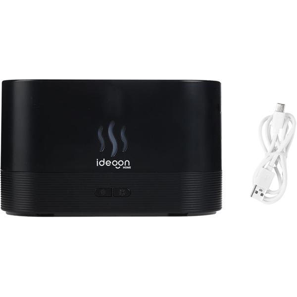 2er-Set Stilvoller Aroma Diffuser mit Flammeneffekt – Ultraleiser Ultraschall Duftbefeuchter, USB, Auto-Stop, 10h Laufzeit für Schlafzimmer & Büro