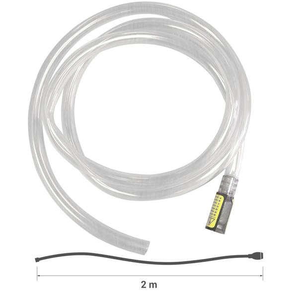 Schüttelpumpe mit Rückflussverhinderer, 2 m: Für effizientes Umfüllen ohne Ansaugen, robust, langlebig & vielseitig, für Werkstatt & Haushalt