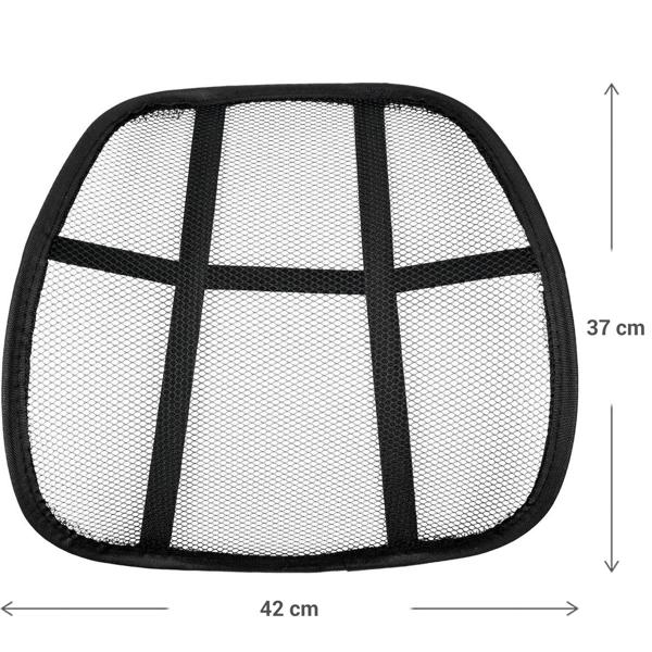 2er-Set Ergonomische Lendenstütze mit Meshmaterial für bequemes Sitzen am Arbeitsplatz, Homeoffice, Auto, Büro u.v.m.