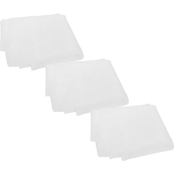 3er-Set Fliegennetz für Fenster bis 130 x 150 cm, weiss, Fliegengitter individuell zuschneidbar, inkl. Klettband - Mückenschutz ohne Bohren