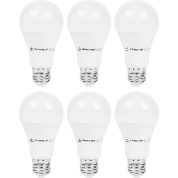 6er-Set A60 LED-Glühbirne E27 - Dimmbar, 360° Abstrahlwinkel, warmweiss 2500K für angenehmes Ambiente - 12W 1020lm, 20.000h Lebensdauer