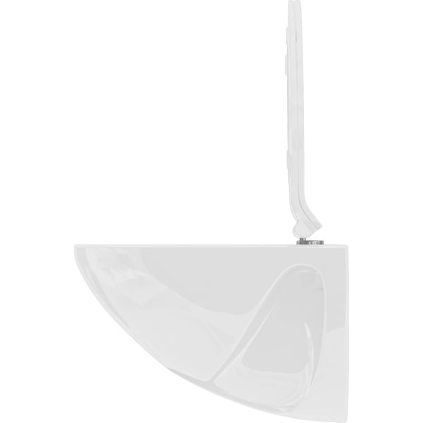 Extraflacher WC-Sitz mit Absenkautomatik Soft Close, weiss, Slim-Design mit Quick-Release-Funktion für eine einfache Reinigung