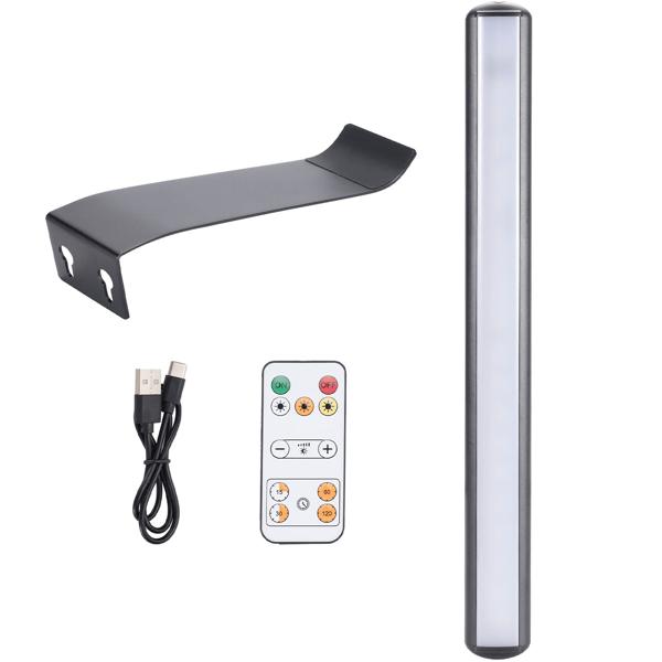 2er-Set Elegante Wand- und Bildleuchte mit Fernbedienung & Touch Schalter, USB- & Akkubetrieb, dimmbar: Eine flexible LED-Lampe für Kunst & Ambiente