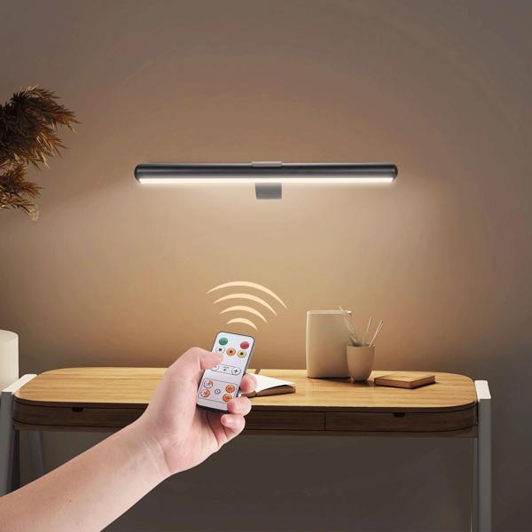 2er-Set Elegante Wand- und Bildleuchte mit Fernbedienung & Touch Schalter, USB- & Akkubetrieb, dimmbar: Eine flexible LED-Lampe für Kunst & Ambiente