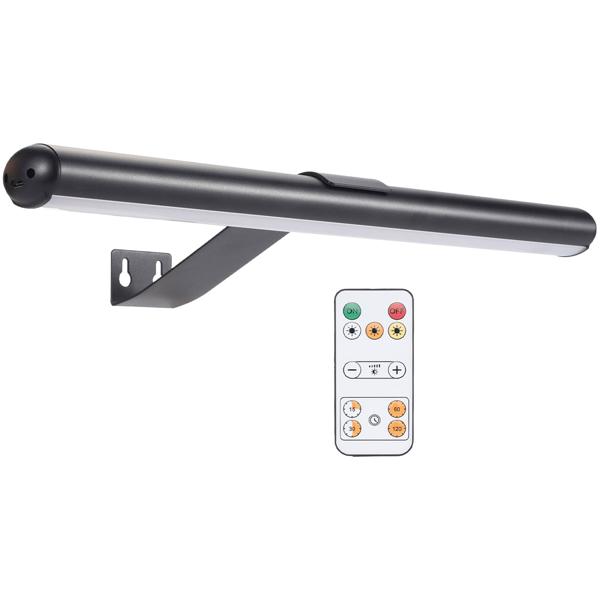 Elegante Wand- und Bildleuchte mit Fernbedienung & Touch Schalter, USB- & Akkubetrieb, dimmbar: Eine flexible LED-Lampe für Kunst & Ambiente