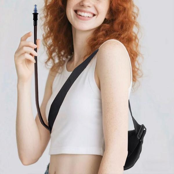 Ultraleichte Umhängetasche mit Trinkblase, 1l - Crossbody Bag mit Trinksystem ideal fürs Wandern, Laufen, Biken, Sport und Outdoor