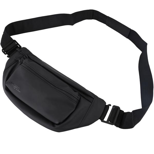 Ultraleichte Umhängetasche mit Trinkblase, 1l - Crossbody Bag mit Trinksystem ideal fürs Wandern, Laufen, Biken, Sport und Outdoor