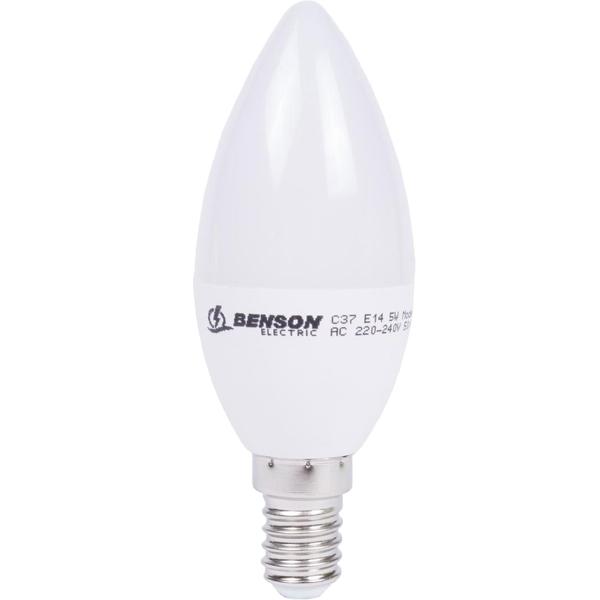 LED-Kerzenlampe C35 - Dimmbar für gemütliche Atmosphäre in Wohn-/Schlafzimmer - E14 Fassung, 5W, 400lm, 3000K warmweiss, 360° Abstrahlwinkel, 20.000h