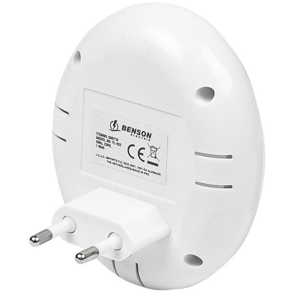 2er-Set Mehrfarbiges Steckdosen Nachtlicht: Stimmungsvolle Beleuchtung & Orientierung für Kinderzimmer, Flur & Bad