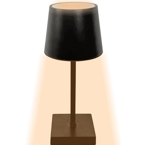 2er-Set Moderne LED Tischleuchte, Touch-Steuerung, schwarz: Dimmbar, energiesparend & stilvolles Design, Perfekt für Büro, Nachttisch & Wohnzimmer