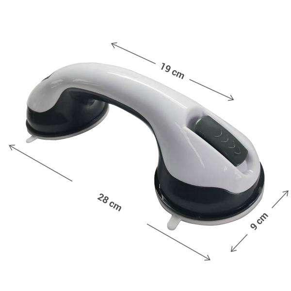 Haltegriff mit Saugnäpfen für Bad & WC: Bohrerfrei, flexibel & sicher – Ihr mobiler Sturzschutz & Haltgeber im Badezimmer