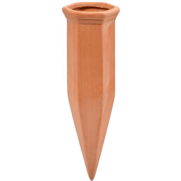 4er-Set XL-Giesskegel aus Ton für Flaschen: Automatische Pflanzenbewässerung – Sorgenfrei Urlaub machen & gesunde Pflanzen geniessen