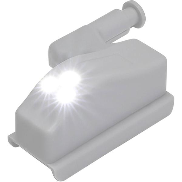 Automatische Schrankscharnier-Beleuchtung, 4-tlg.: Sofort Licht in Küchen- & Kleiderschränken, kabellos & einfach installiert