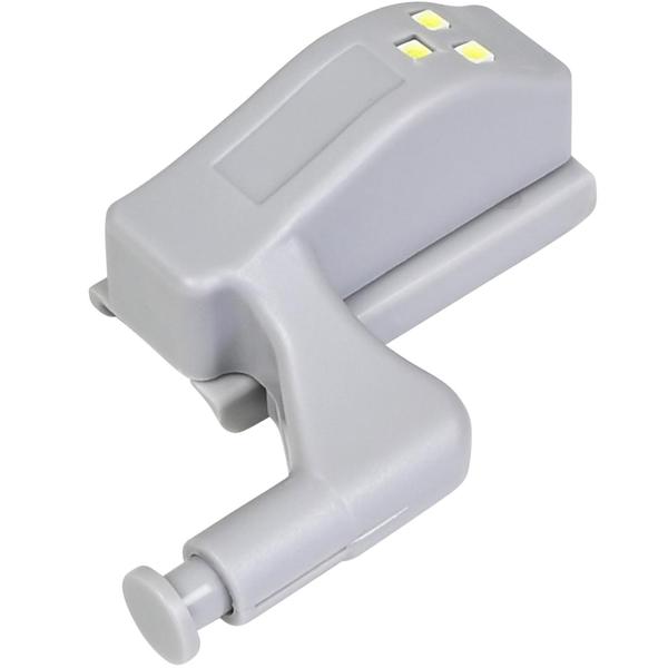 Automatische Schrankscharnier-Beleuchtung, 4-tlg.: Sofort Licht in Küchen- & Kleiderschränken, kabellos & einfach installiert