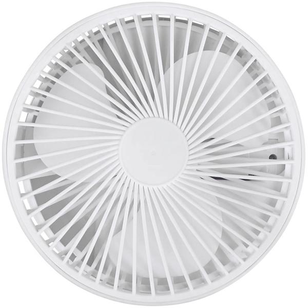 2er-Set Mobiler Akku Tischventilator (Weiss) klappbar mit Handyhalterung: Kabellos erfrischen & Smartphone im Blick, ideal für Büro, Zuhause & unterwegs