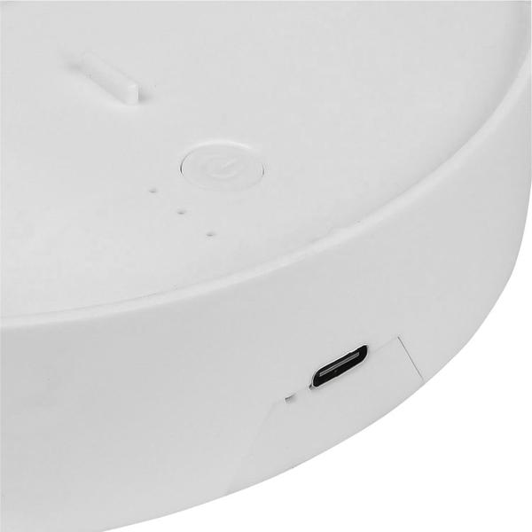 2er-Set Mobiler Akku Tischventilator (Weiss) klappbar mit Handyhalterung: Kabellos erfrischen & Smartphone im Blick, ideal für Büro, Zuhause & unterwegs