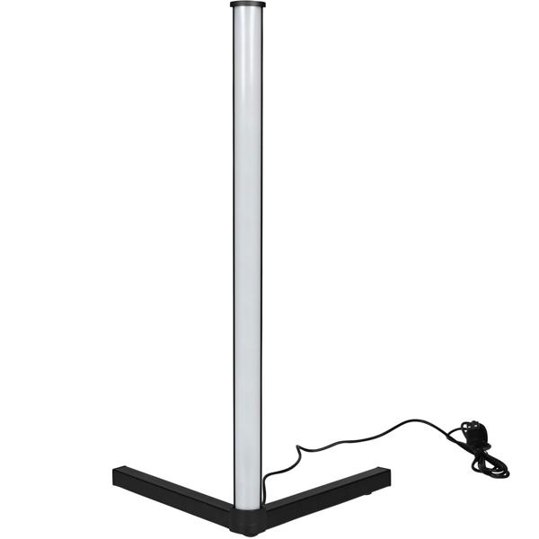 2er-Set LED-Ecklampe mit RGB-Farben, H 40cm, 5W – Stimmungsleuchte, versch. Farbmodi, dimmbar, Musik-Synchronisation, Ambiente-Beleuchtung