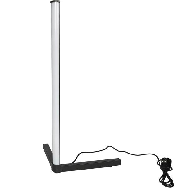 2er-Set LED-Ecklampe mit RGB-Farben, H 40cm, 5W – Stimmungsleuchte, versch. Farbmodi, dimmbar, Musik-Synchronisation, Ambiente-Beleuchtung