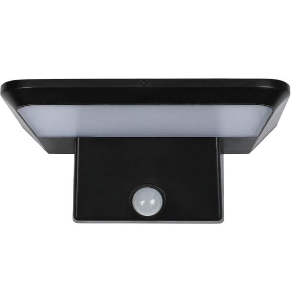 2er-Set Solar Aussen-Wandleuchte Schwarz IP44: Mit PIR-Sensor – Ihr kabelloses LED-Licht für Garten & Eingangsbereich clever & sicher