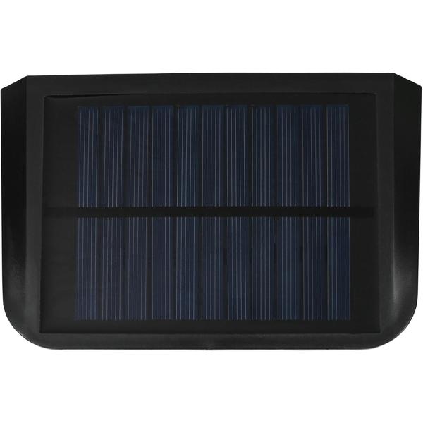 2er-Set Solar Aussen-Wandleuchte Schwarz IP44: Mit PIR-Sensor – Ihr kabelloses LED-Licht für Garten & Eingangsbereich clever & sicher
