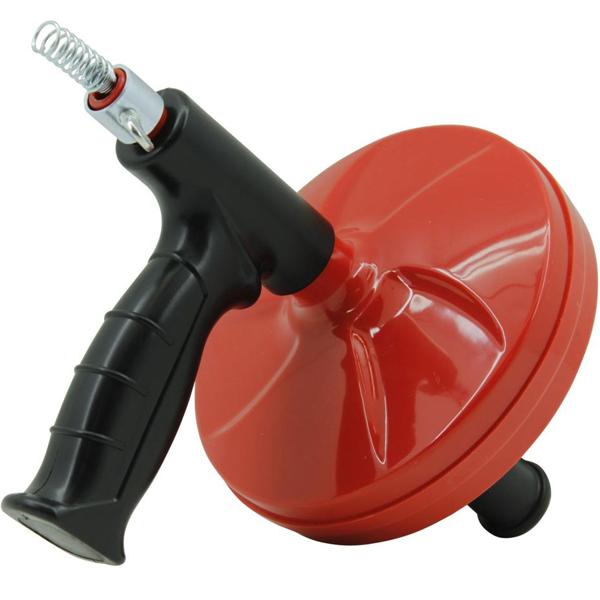 Rohrreinigungsspirale mit drehbarer Trommel (4m): Blitzschnell & mühelos - Verzinkter Stahl- Langlebige & effektive Rohrreinigung