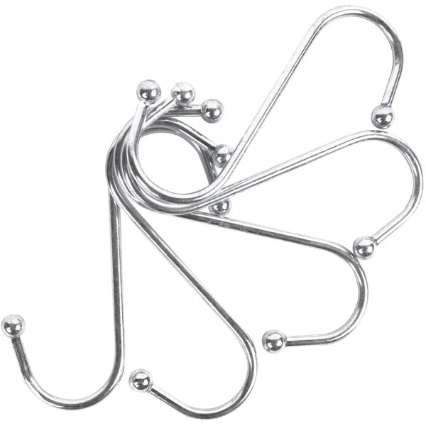 Robustes Hängehaken-Set, 10-tlg, 10 cm: Ordnung & Aufbewahrung, vielseitig, stark & einfach, S-Haken für Küche, Bad, Garage & mehr