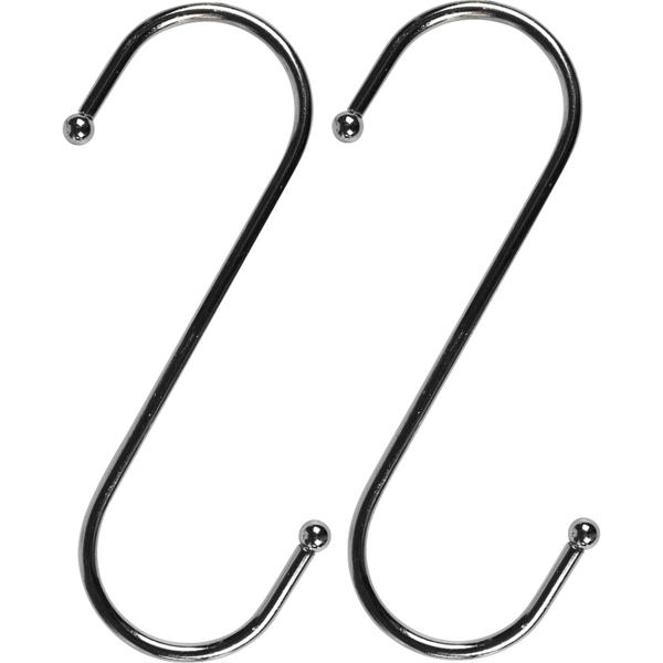 Robustes Hängehaken-Set, 4-tlg, 16 cm: Ordnung & Aufbewahrung, vielseitig, stark & einfach, S-Haken für Küche, Bad, Garage & mehr